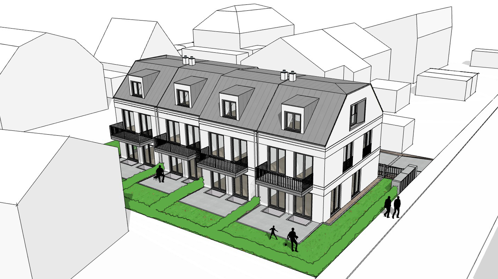 Reihenh&auml;user M&uuml;nchen-Pasing