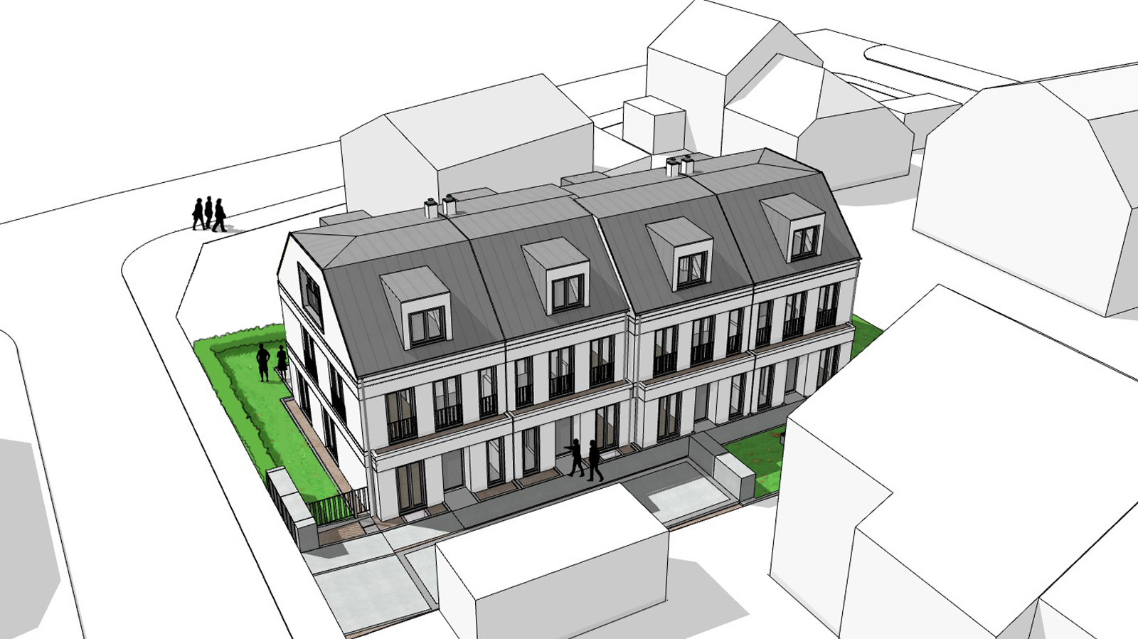 Reihenh&auml;user M&uuml;nchen-Pasing