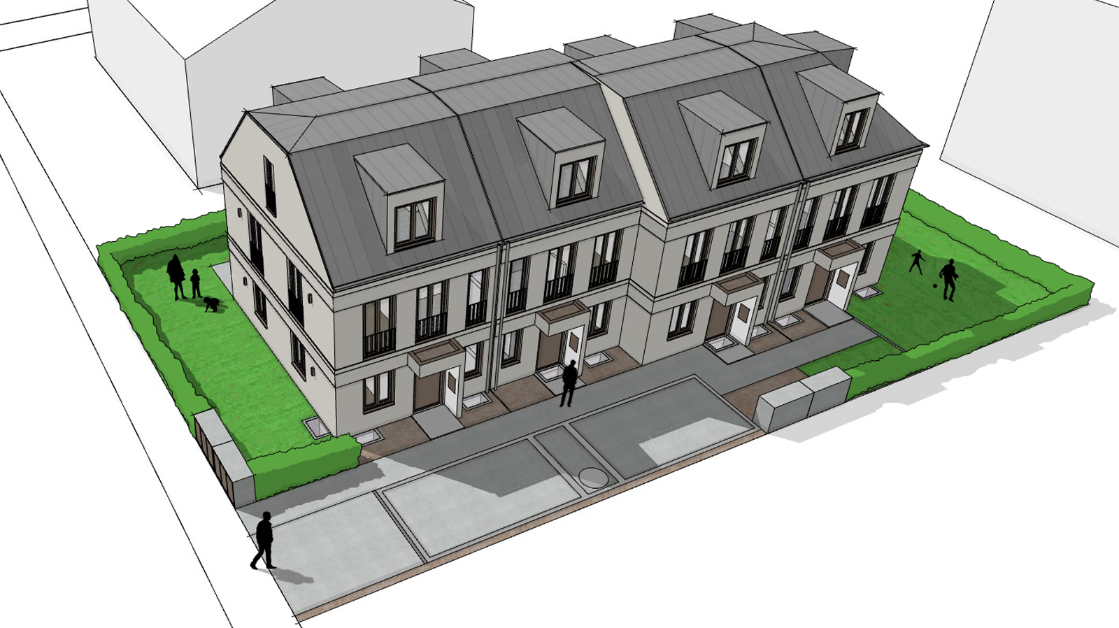 Reihenh&auml;user M&uuml;nchen-Berg am Laim