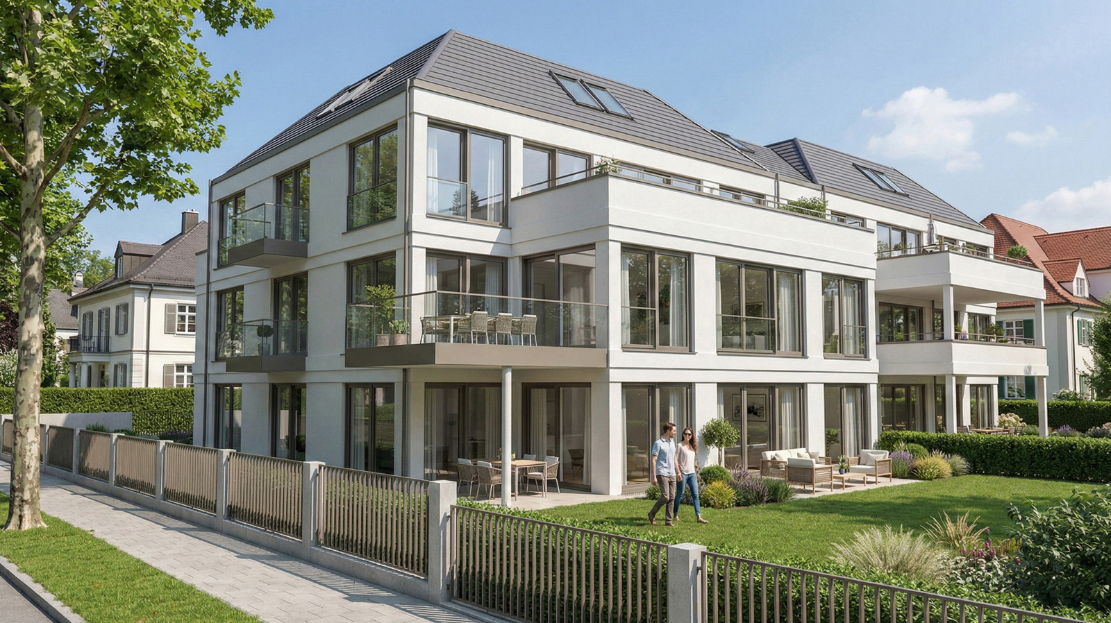 Mehrfamilienhaus M&uuml;nchen-Nymphenburg