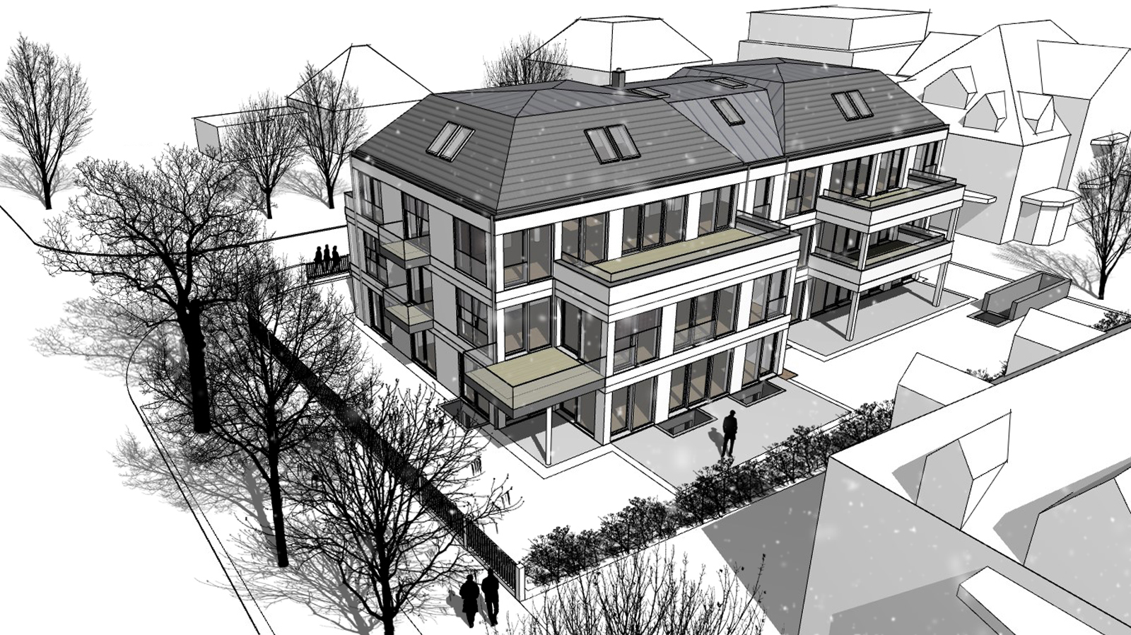 Mehrfamilienhaus M&uuml;nchen-Nymphenburg