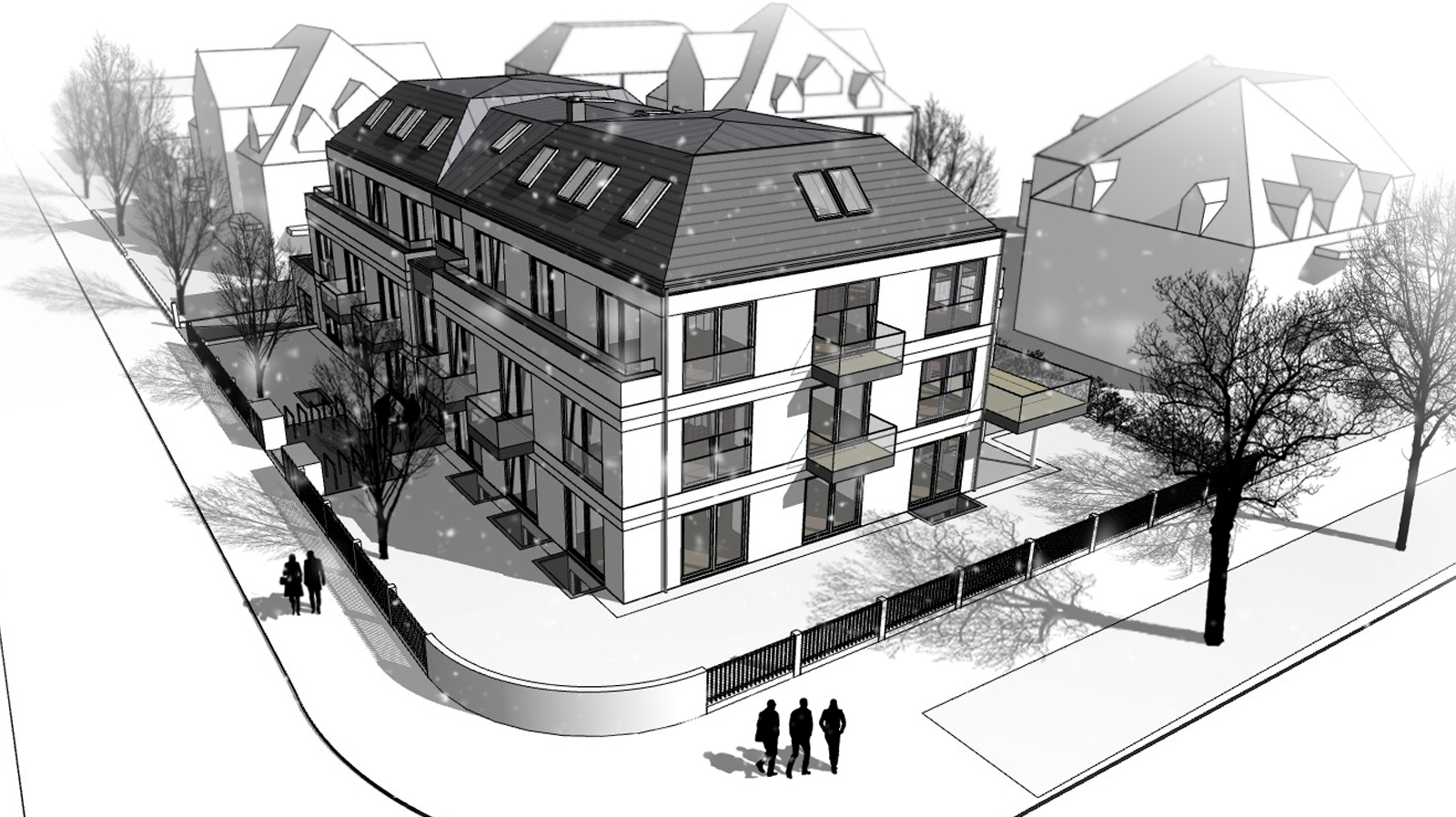 Mehrfamilienhaus M&uuml;nchen-Nymphenburg