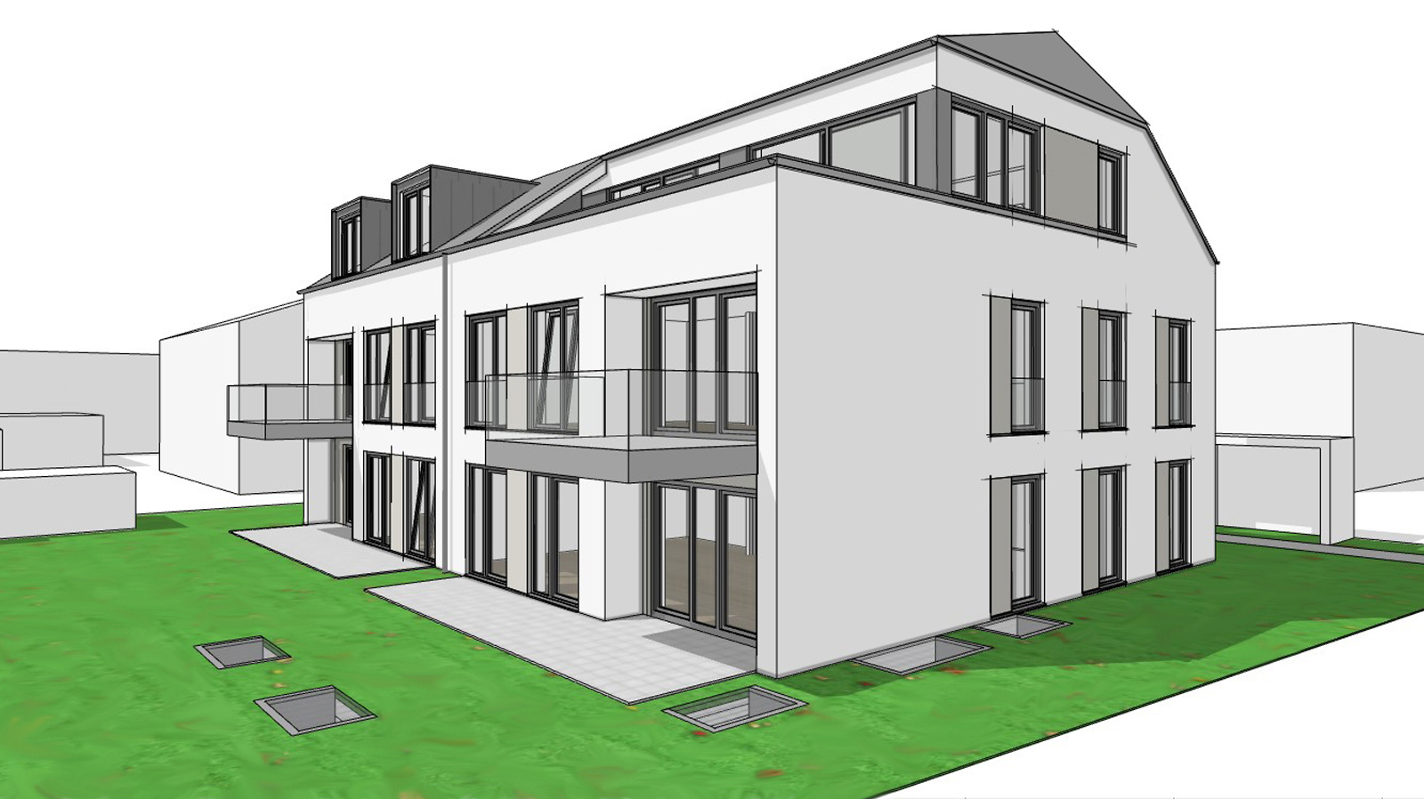 Mehrfamilienhaus M&uuml;nchen-Neuried