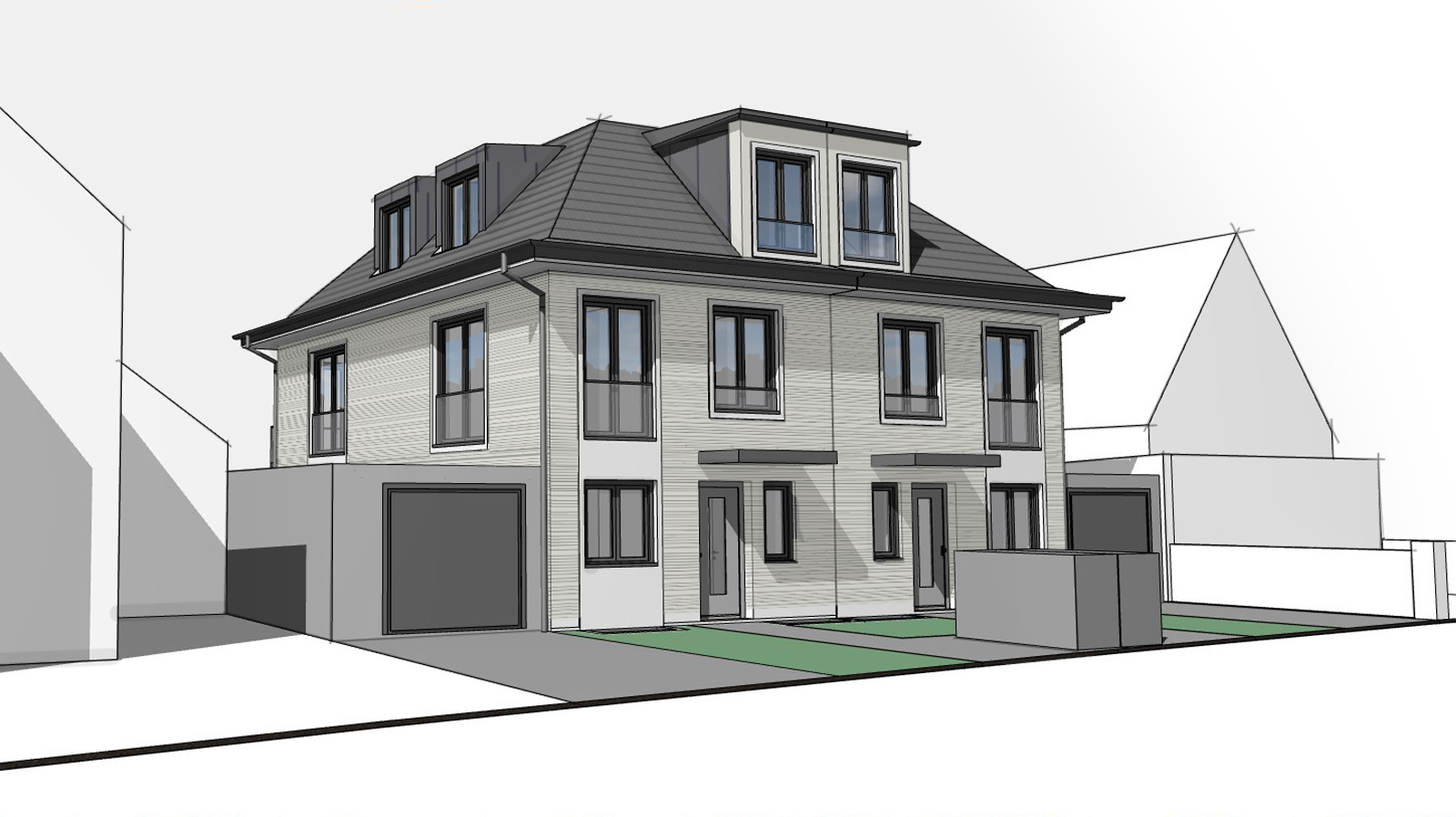 Doppelhaus M&uuml;nchen-Waldtrudering