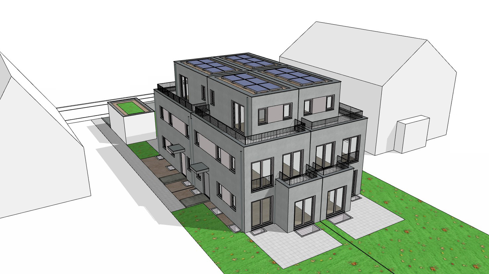 Quattro-Haus M&uuml;nchen-Aubing