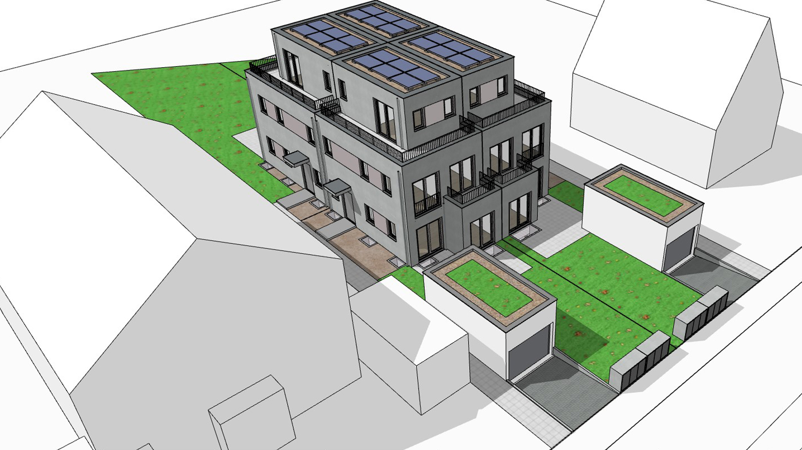 Quattro-Haus M&uuml;nchen-Aubing